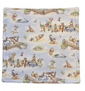 Character Print Wash Cloth - Soft White Towelling