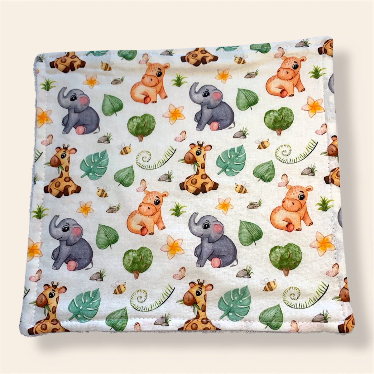 Baby Washcloth | Character Designs | 100% Cotton Terry | 23x23cm
