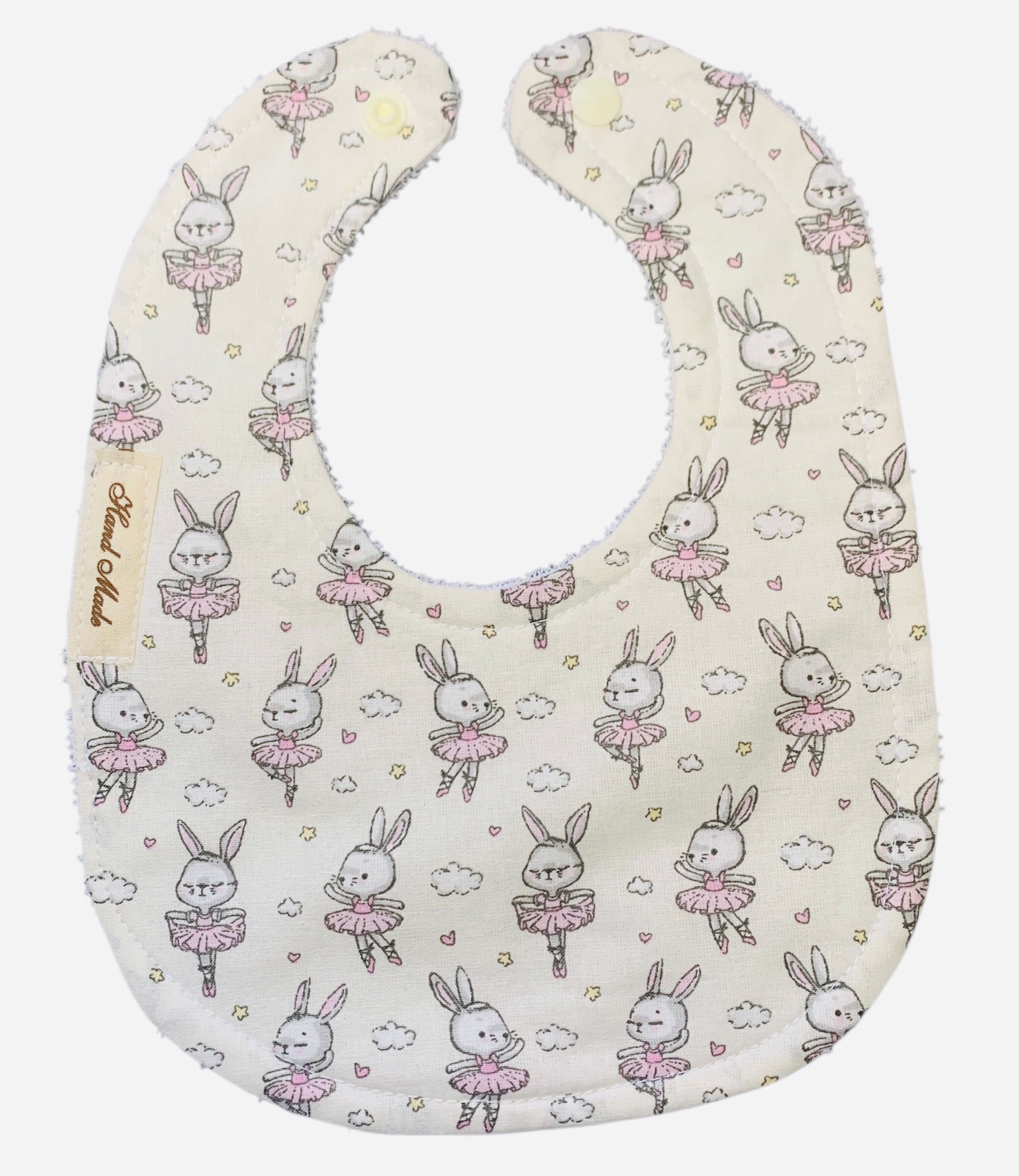 Baby Bibs – Handmade, Soft & Absorbent – Multiple Cute Designs/Characters