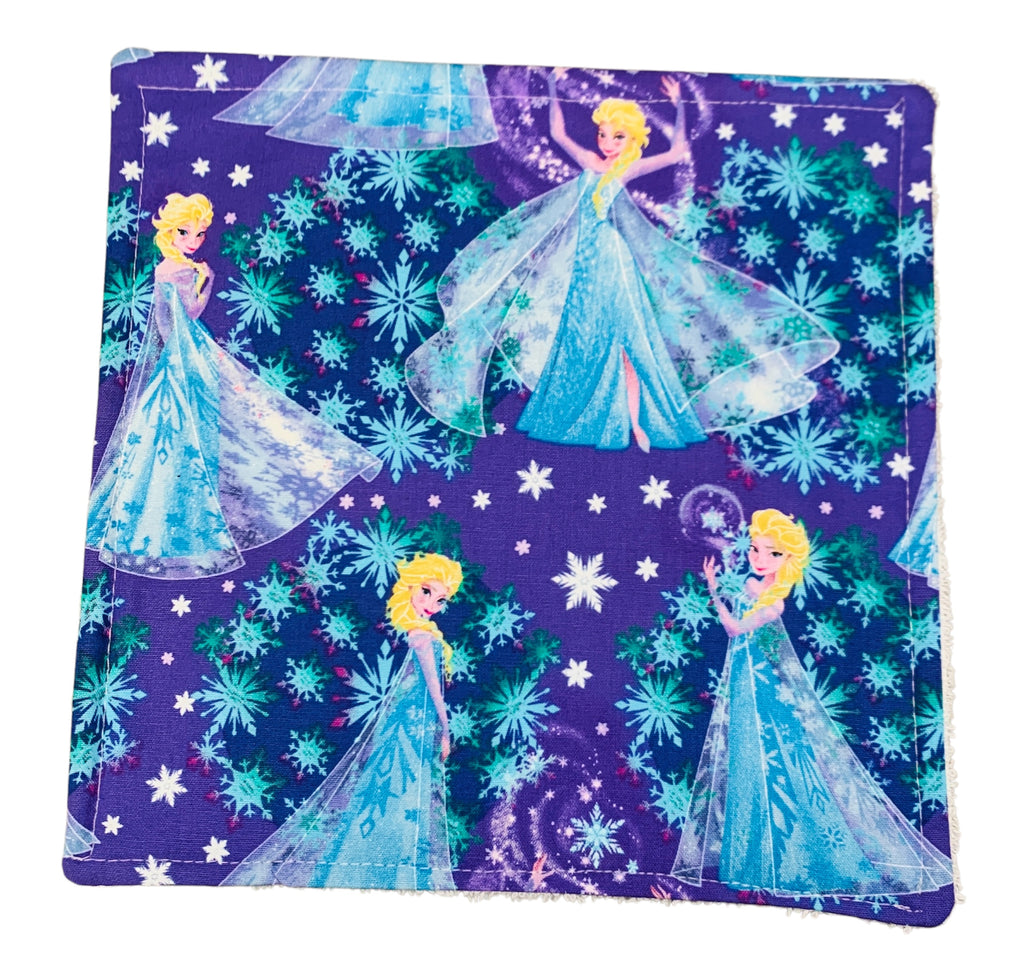 Character Print Wash Cloth - Soft White Towelling