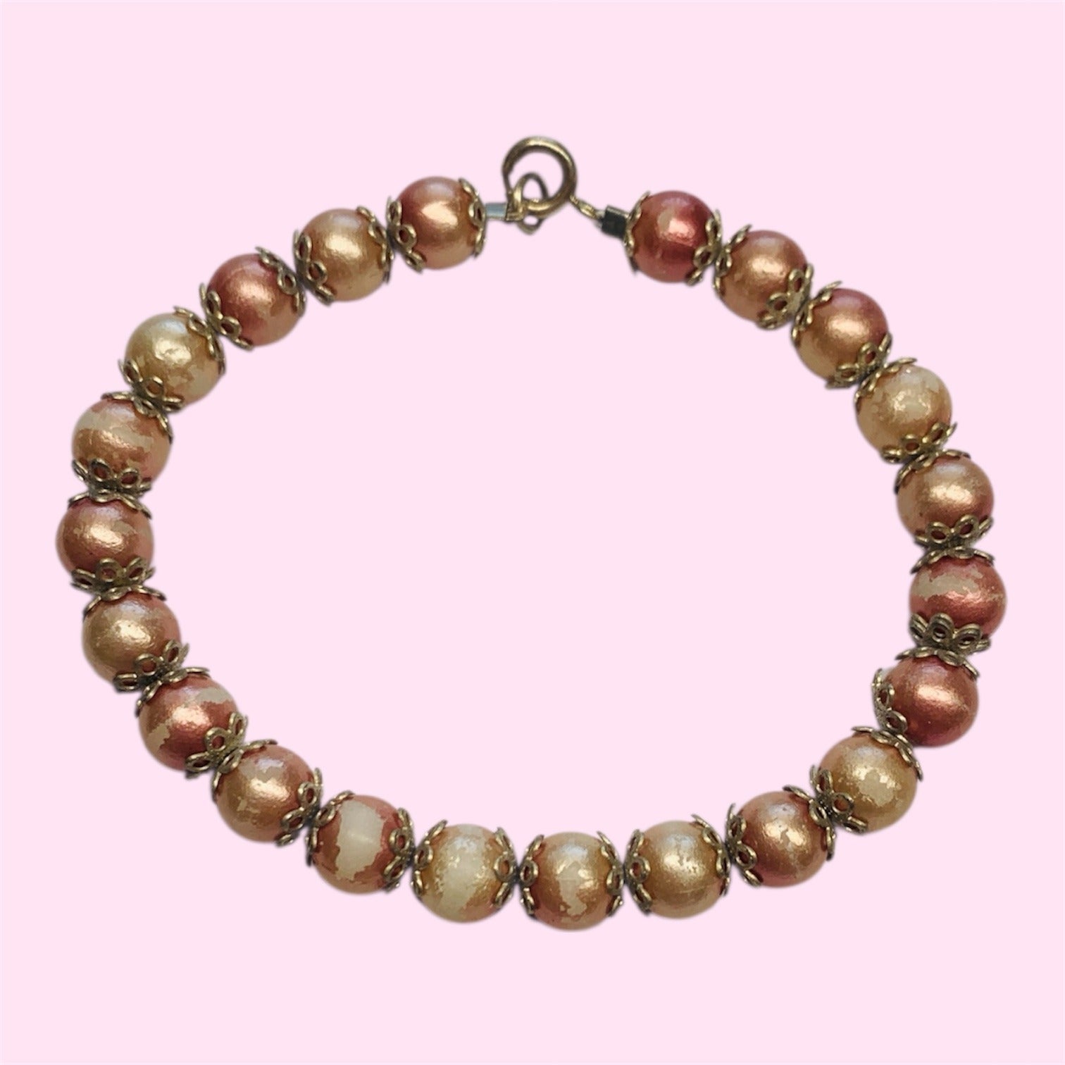 Pale Pink Pearl Bracelet