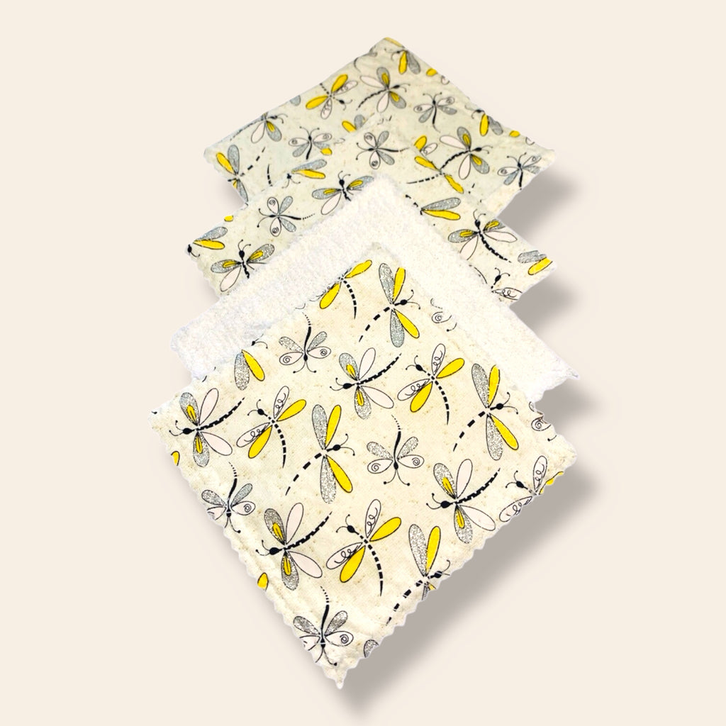 Eco Friendly Reusable Makeup Wipes – Set of 4
