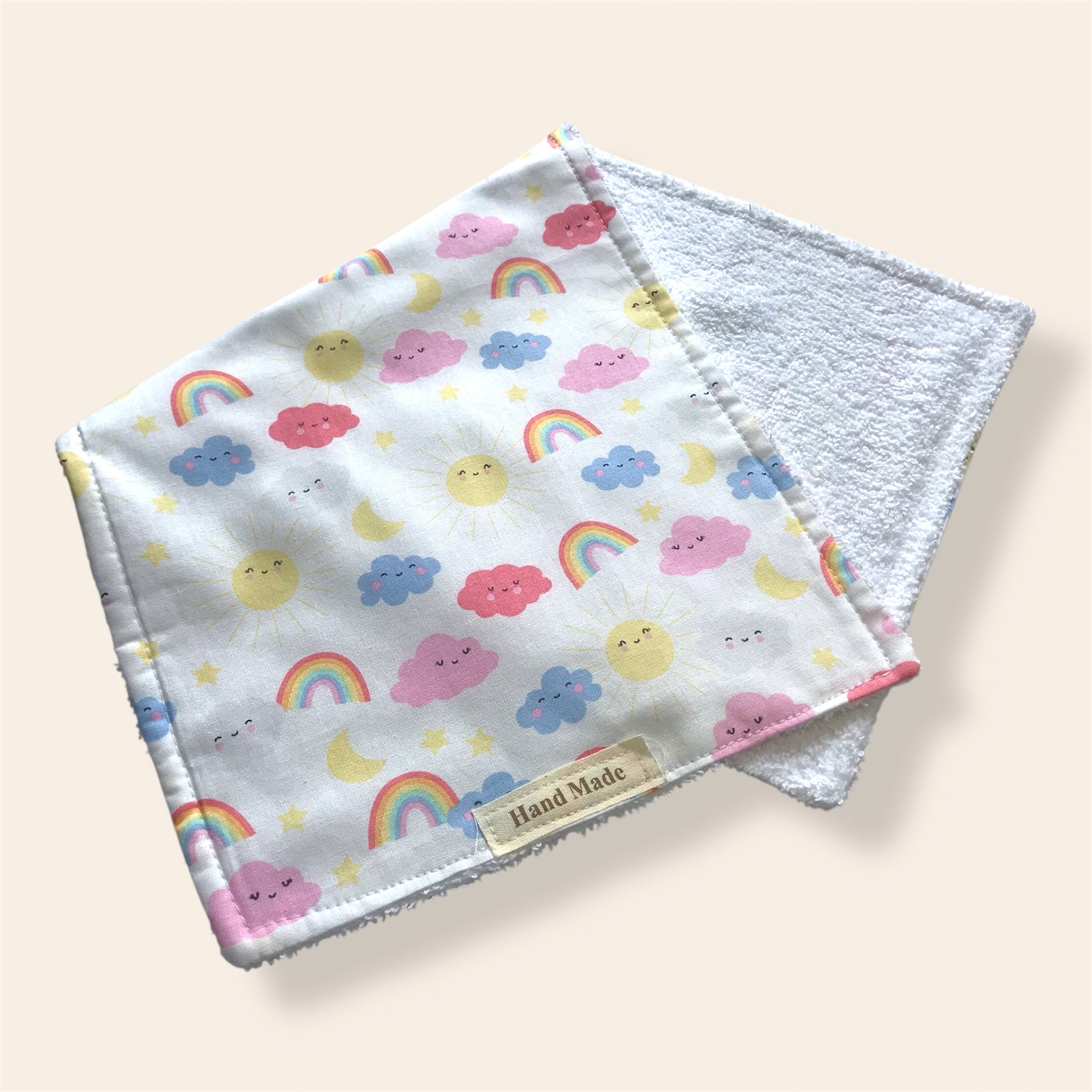 Baby Burp Cloth Handmade Newborn Gift Baby Shower Gift