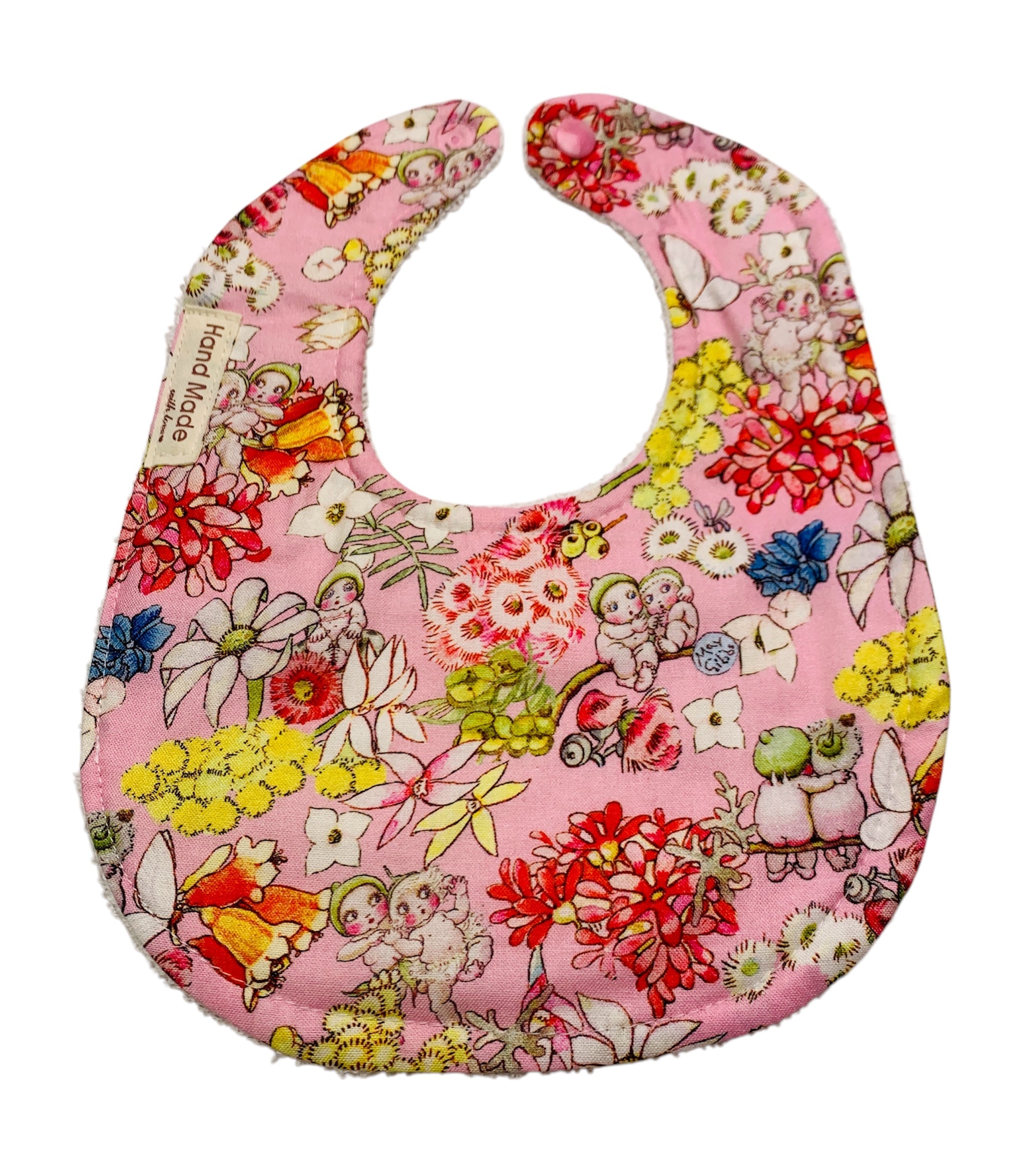 Baby Bibs – Handmade, Soft & Absorbent – Multiple Cute Designs/Characters