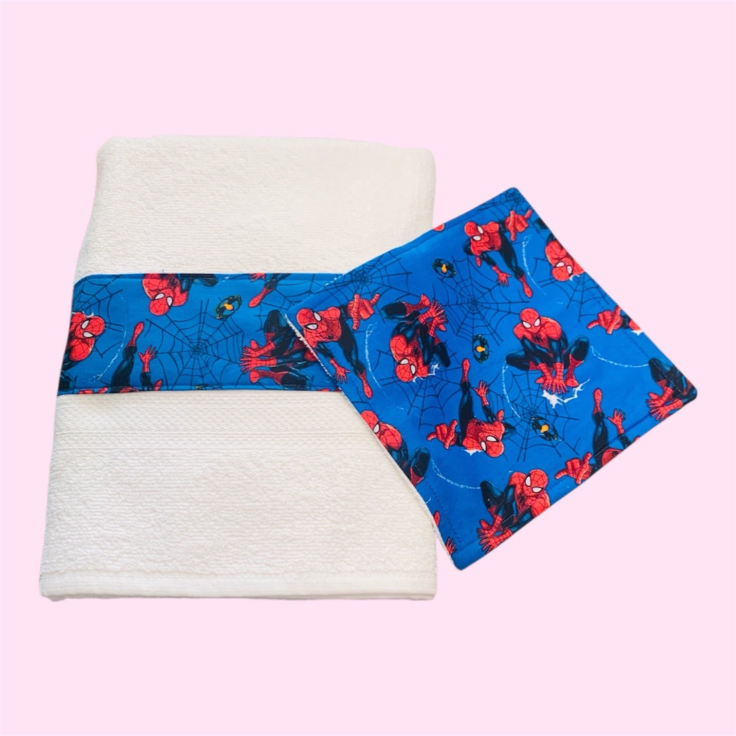 Bath Towel & Wash Cloth Set - Fun Character Print