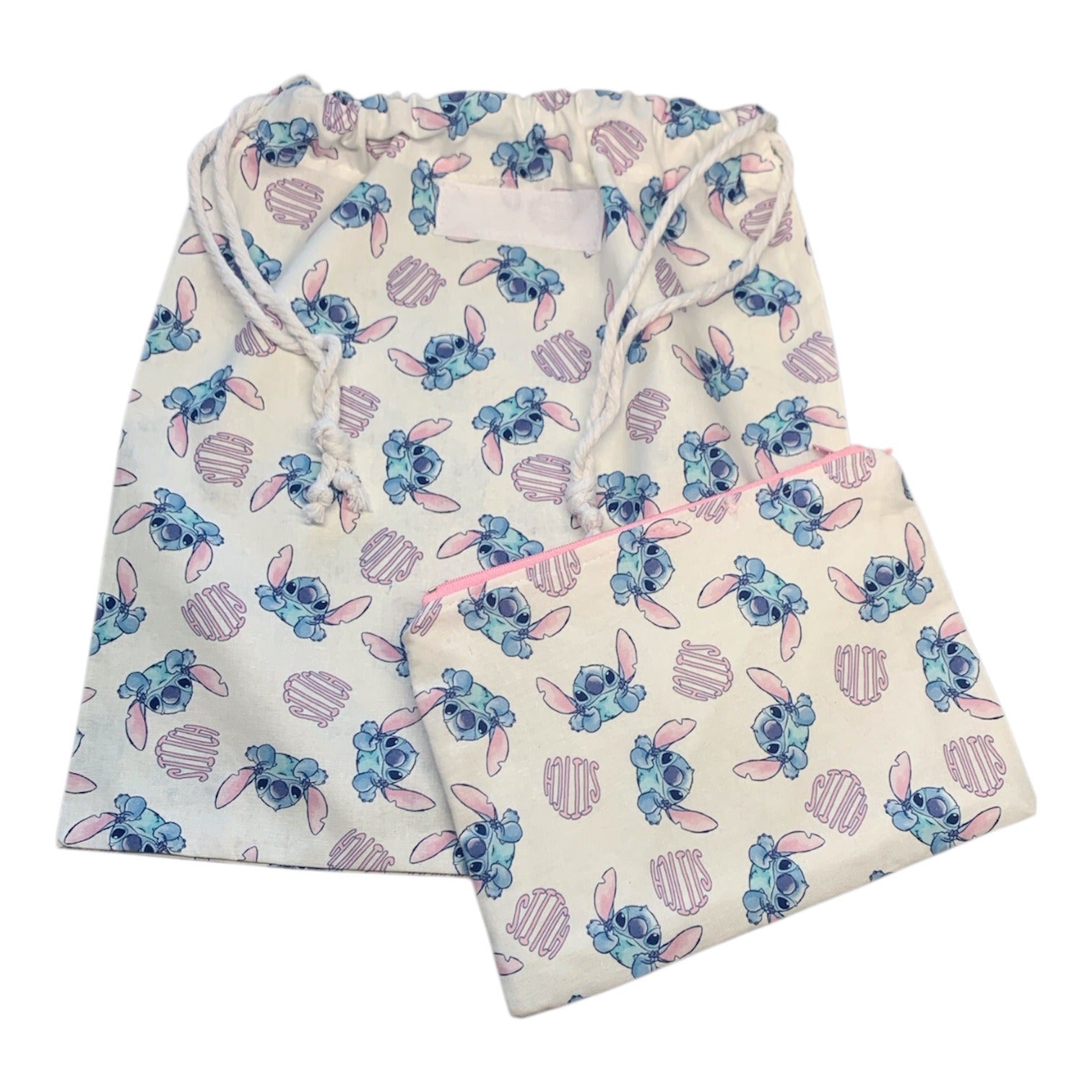 Library Bag & Pencil Case Set – 100% Cotton  Fun Prints  Back to School Kids Gift