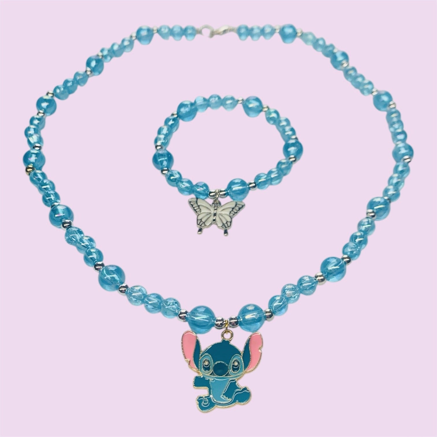 Magical Jewellery Set Stitch in Blue- Lilo & Stitch