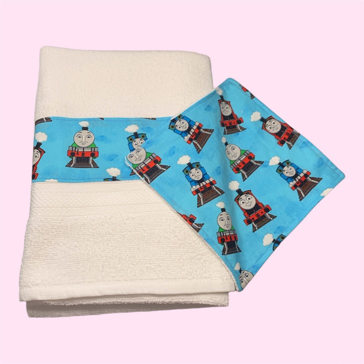 Bath Towel & Wash Cloth Set - Fun Character Print