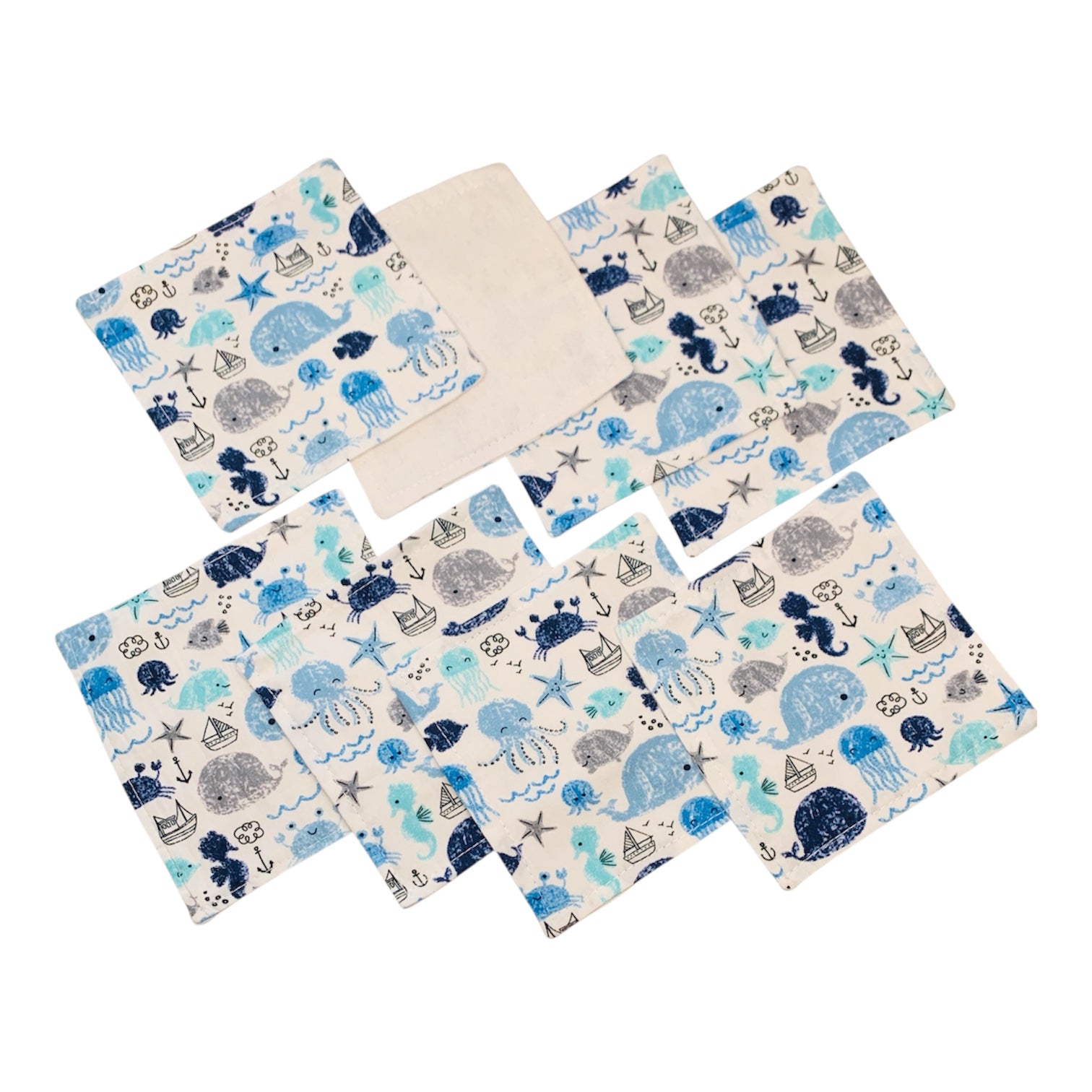 Baby Wipes Eco Friendly Cloth Set of 8