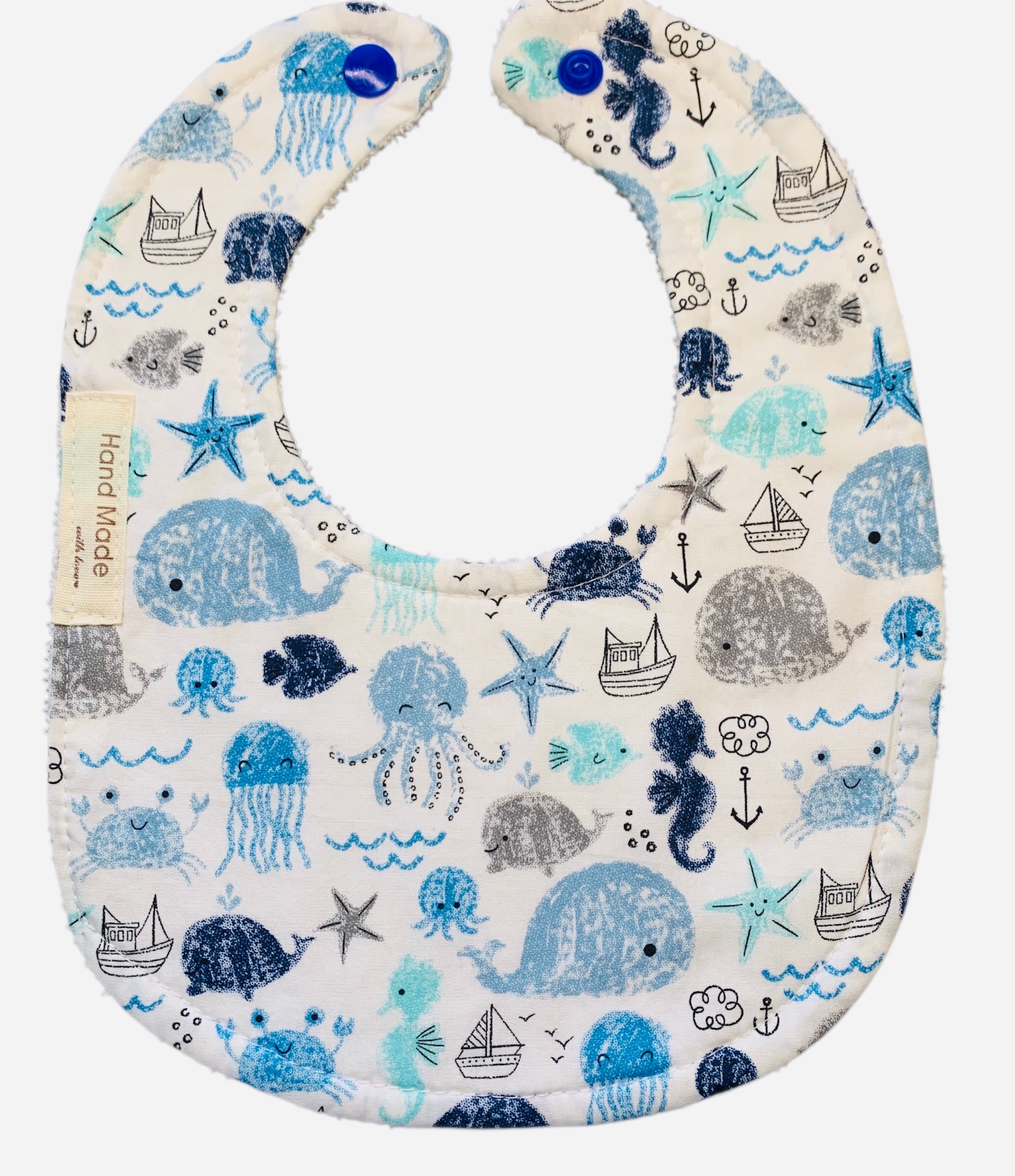 Baby Bibs – Handmade, Soft & Absorbent – Multiple Cute Designs/Characters